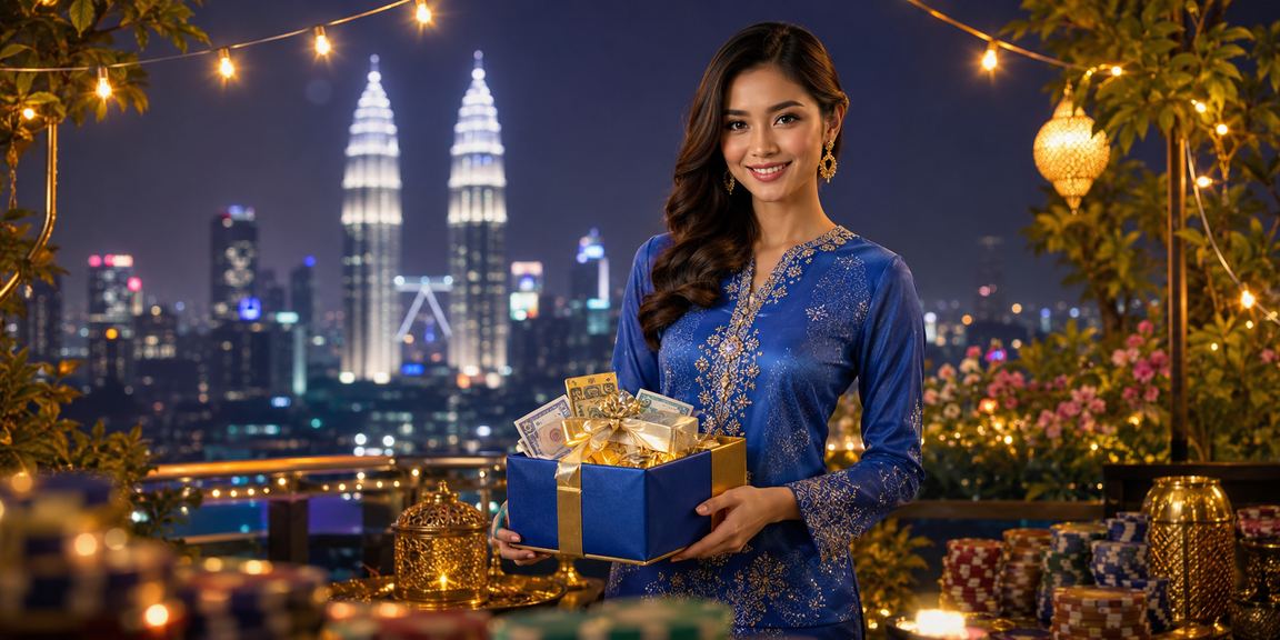 Malaysian player betting online in baju kurung in Kuala Lumpur